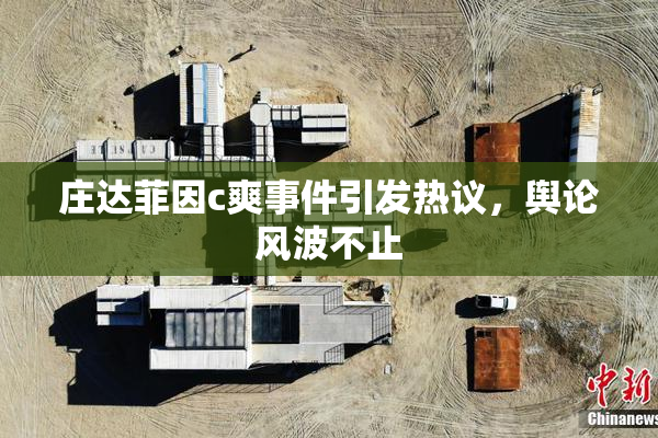 庄达菲因c爽事件引发热议，舆论风波不止