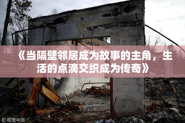 《当隔壁邻居成为故事的主角，生活的点滴交织成为传奇》