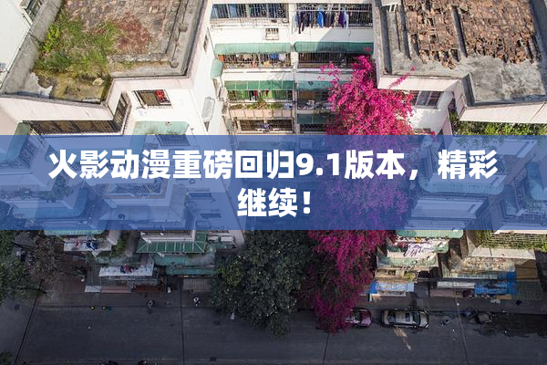 火影动漫重磅回归9.1版本，精彩继续！