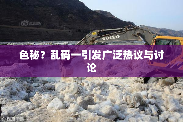 色秘？乱码一引发广泛热议与讨论