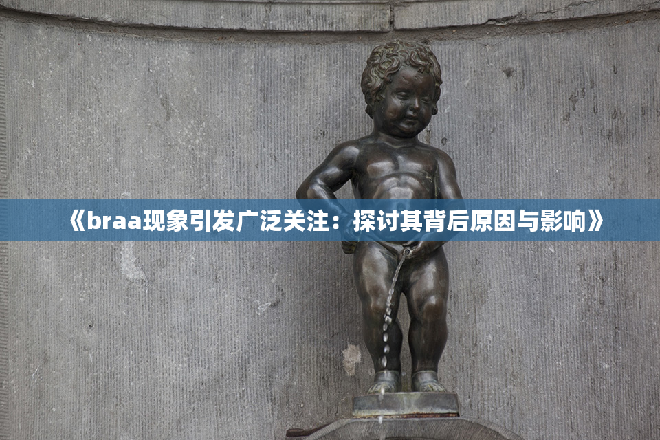 《braa现象引发广泛关注：探讨其背后原因与影响》