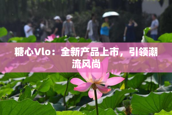 糖心Vlo：全新产品上市，引领潮流风尚