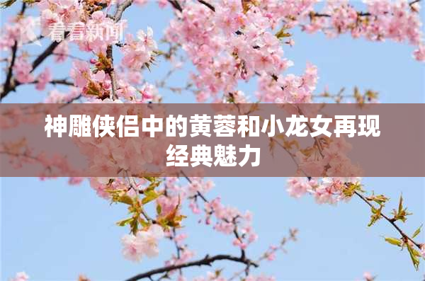 神雕侠侣中的黄蓉和小龙女再现经典魅力