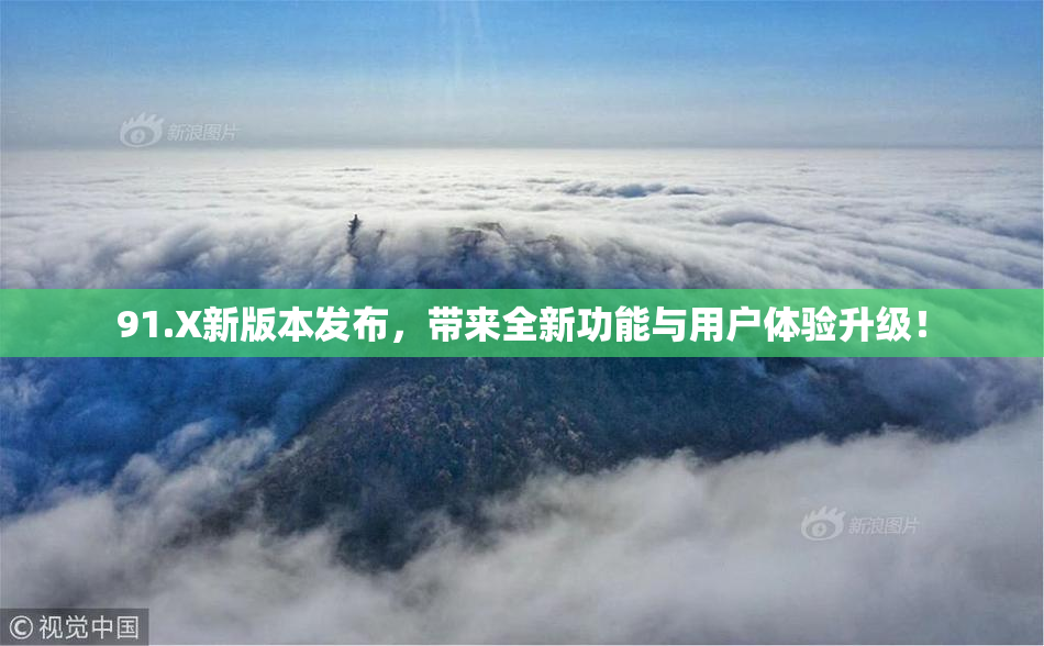 91.X新版本发布，带来全新功能与用户体验升级！