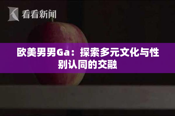 欧美男男Ga：探索多元文化与性别认同的交融