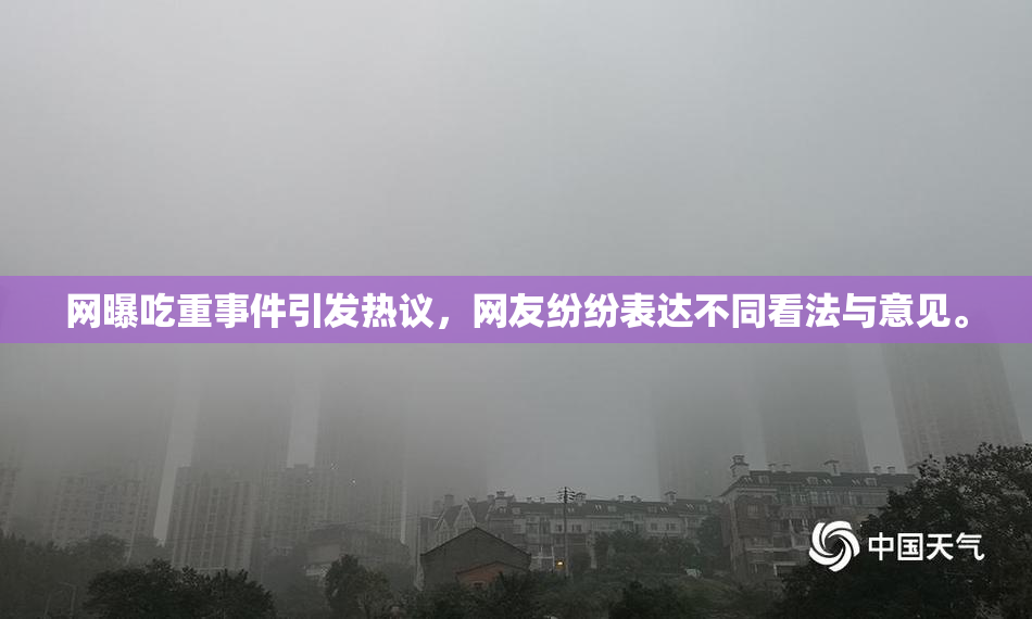网曝吃重事件引发热议，网友纷纷表达不同看法与意见。