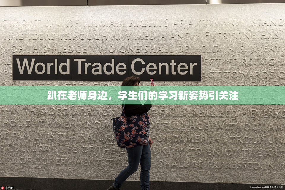 趴在老师身边，学生们的学习新姿势引关注