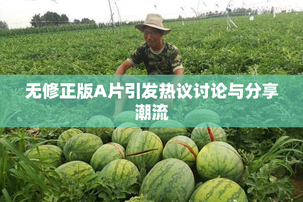 无修正版A片引发热议讨论与分享潮流
