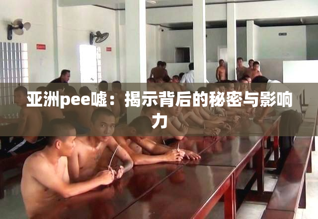 亚洲pee嘘：揭示背后的秘密与影响力