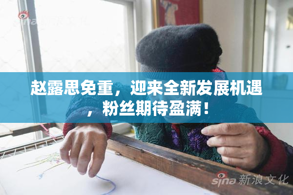 赵露思免重，迎来全新发展机遇，粉丝期待盈满！