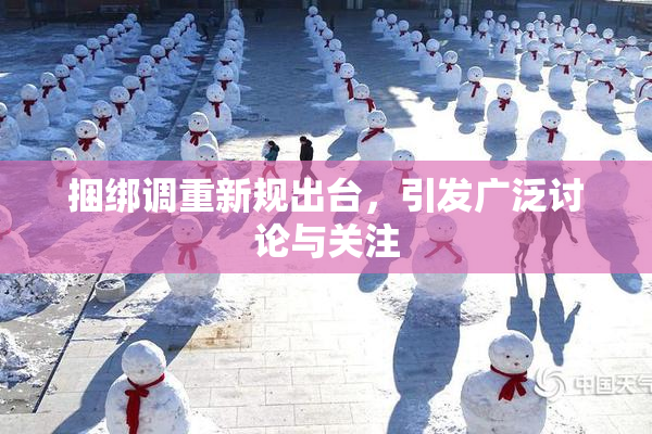 捆绑调重新规出台，引发广泛讨论与关注