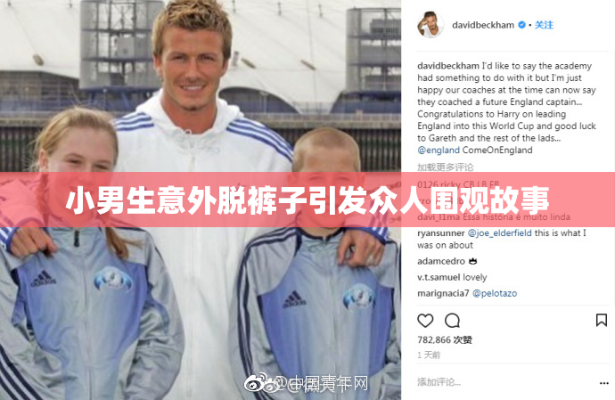 小男生意外脱裤子引发众人围观故事