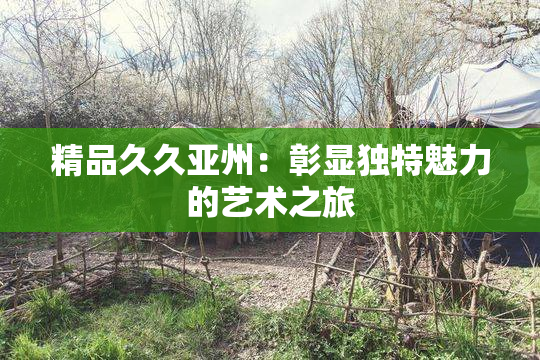 精品久久亚州：彰显独特魅力的艺术之旅