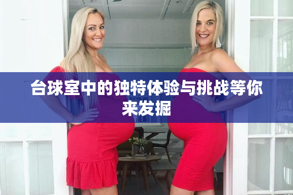 台球室中的独特体验与挑战等你来发掘