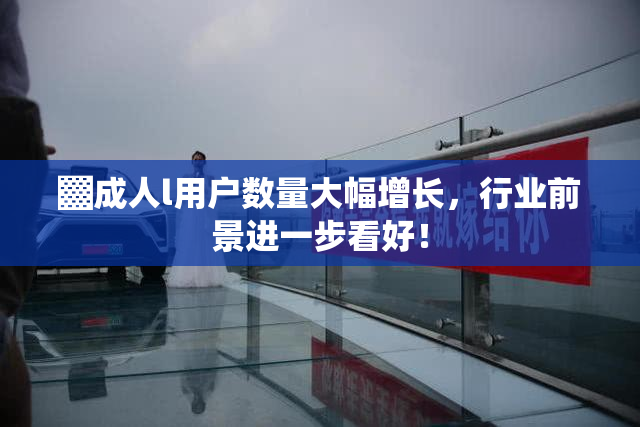 ▓成人l用户数量大幅增长，行业前景进一步看好！