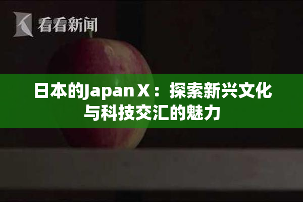 日本的JapanⅩ：探索新兴文化与科技交汇的魅力