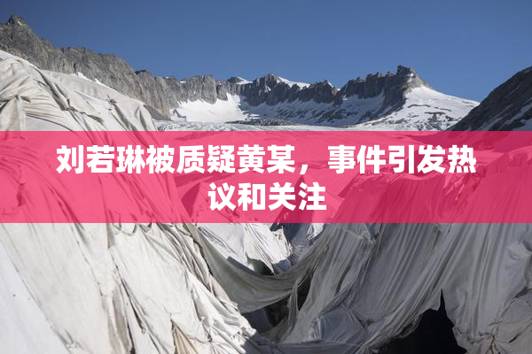 刘若琳被质疑黄某，事件引发热议和关注