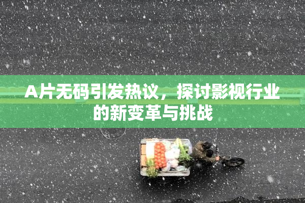 A片无码引发热议，探讨影视行业的新变革与挑战