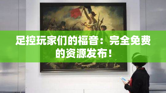 足控玩家们的福音：完全免费的资源发布！