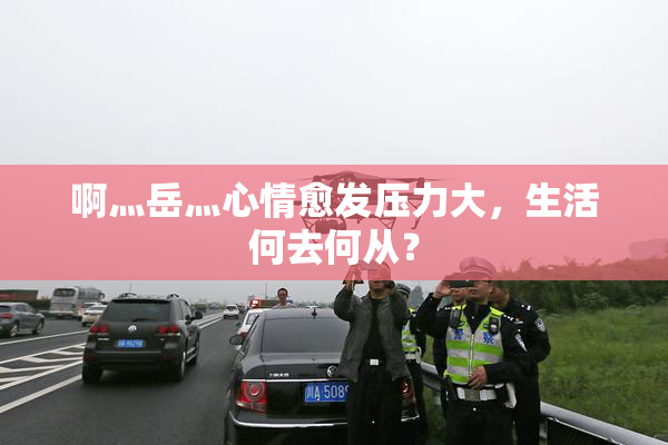 啊灬岳灬心情愈发压力大，生活何去何从？
