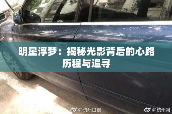 明星浮梦：揭秘光影背后的心路历程与追寻