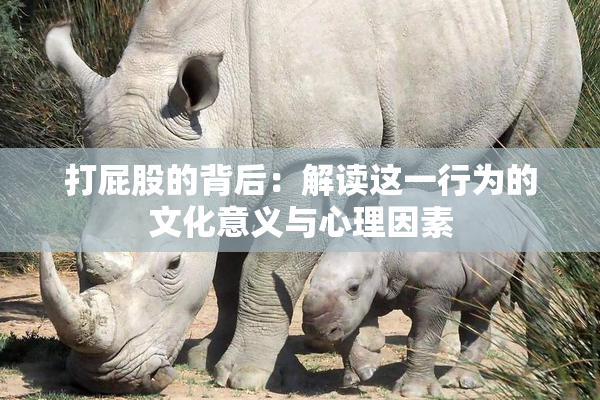 打屁股的背后：解读这一行为的文化意义与心理因素