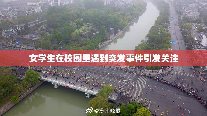 女学生在校园里遇到突发事件引发关注