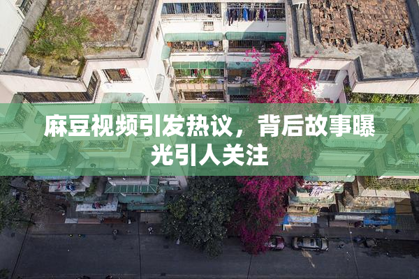 麻豆视频引发热议，背后故事曝光引人关注