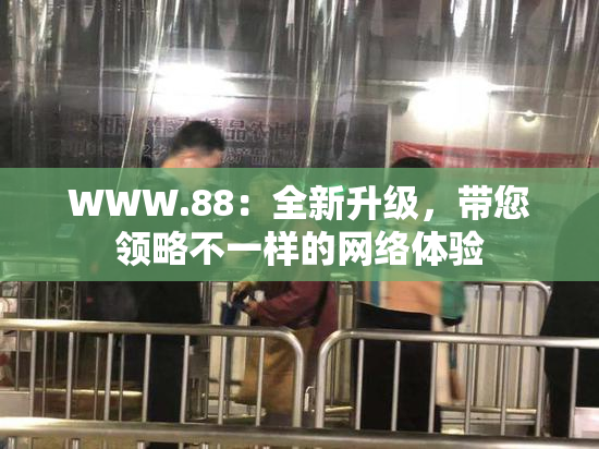 WWW.88：全新升级，带您领略不一样的网络体验