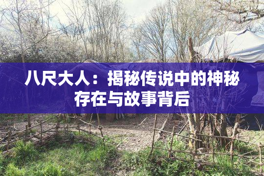 八尺大人：揭秘传说中的神秘存在与故事背后