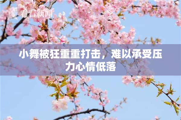 小舞被狂重重打击，难以承受压力心情低落