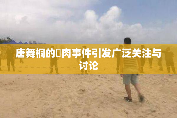 唐舞桐的婬肉事件引发广泛关注与讨论