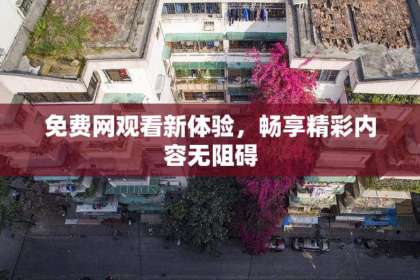 免费网观看新体验，畅享精彩内容无阻碍