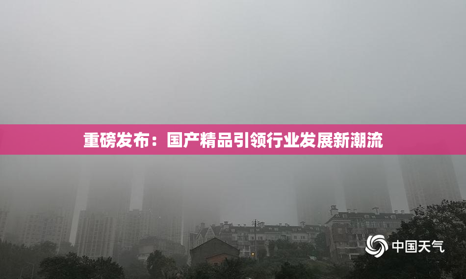 重磅发布：国产精品引领行业发展新潮流