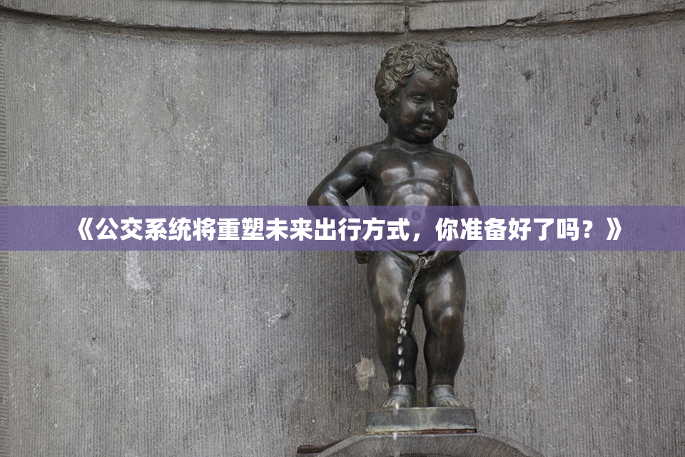 《公交系统将重塑未来出行方式，你准备好了吗？》