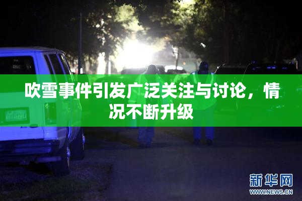 吹雪事件引发广泛关注与讨论，情况不断升级