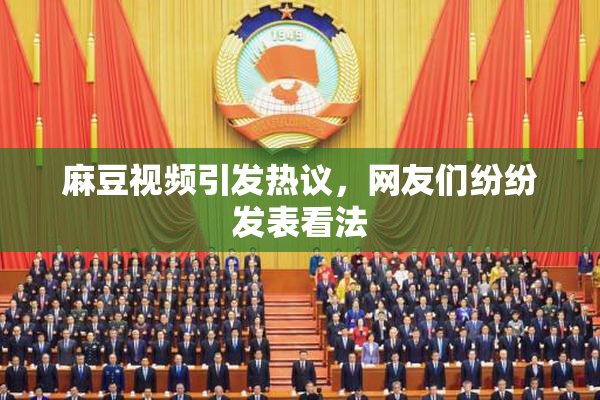 麻豆视频引发热议，网友们纷纷发表看法