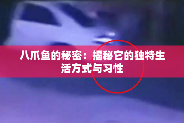 八爪鱼的秘密：揭秘它的独特生活方式与习性