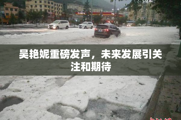 吴艳妮重磅发声，未来发展引关注和期待