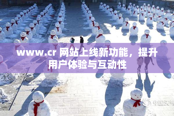 www.cr 网站上线新功能，提升用户体验与互动性