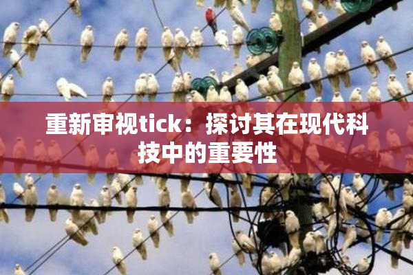重新审视tick：探讨其在现代科技中的重要性