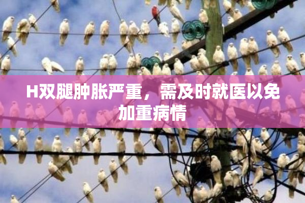 H双腿肿胀严重，需及时就医以免加重病情