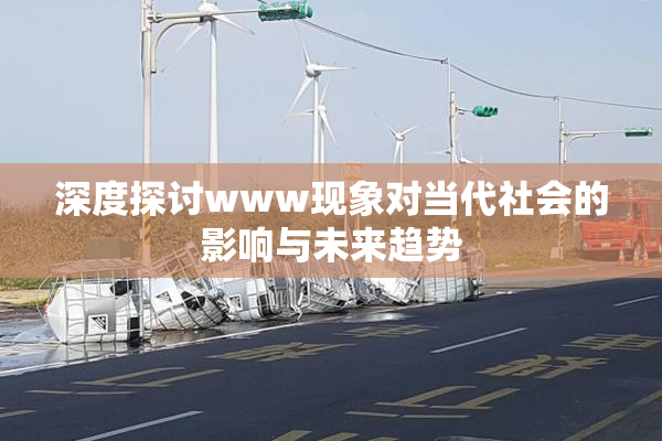 深度探讨www现象对当代社会的影响与未来趋势