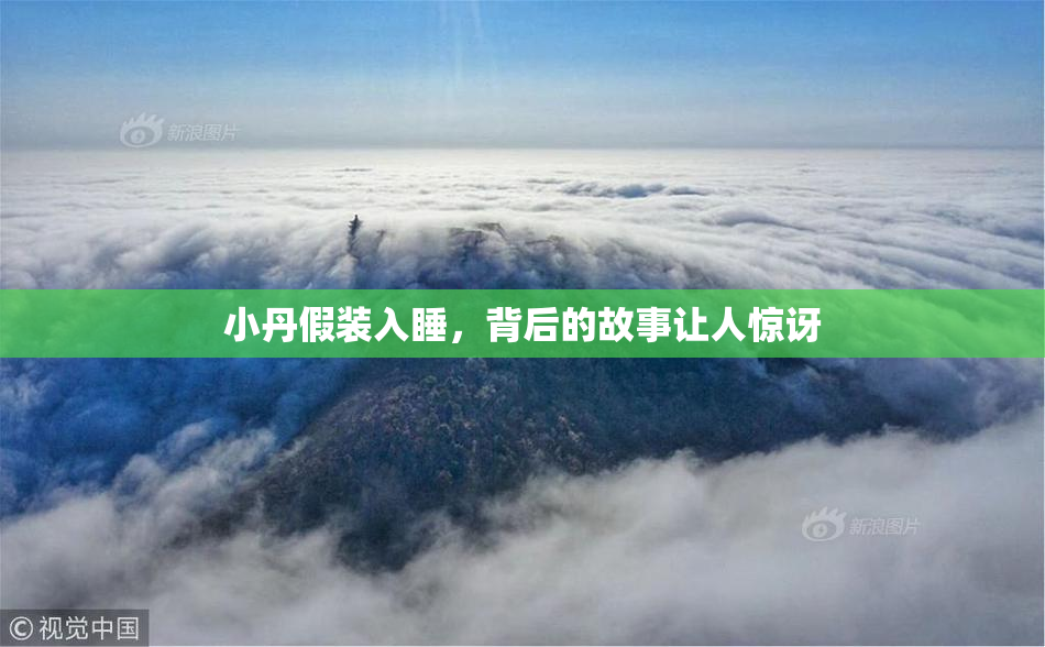 小丹假装入睡，背后的故事让人惊讶
