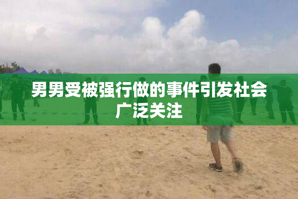 男男受被强行做的事件引发社会广泛关注