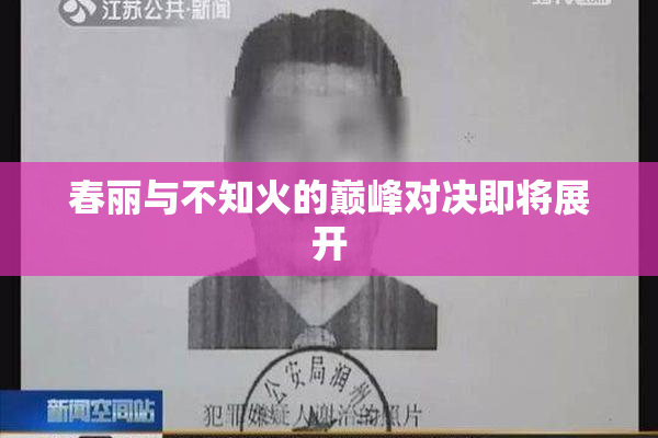 春丽与不知火的巅峰对决即将展开