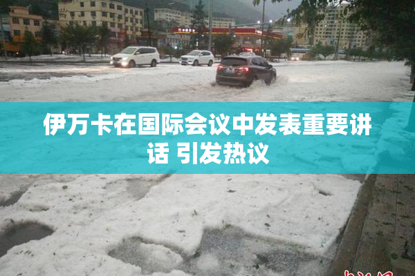 伊万卡在国际会议中发表重要讲话 引发热议