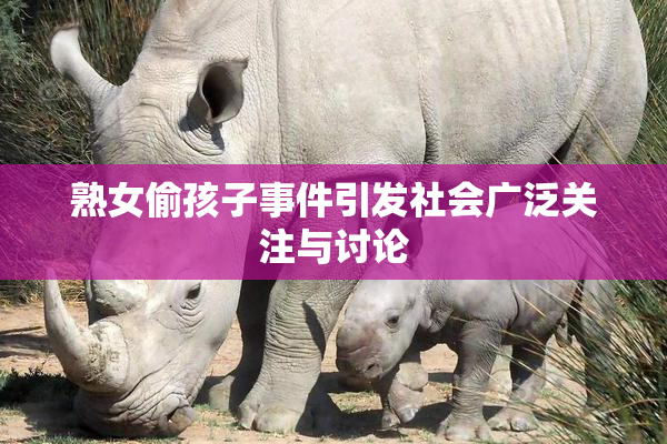 熟女偷孩子事件引发社会广泛关注与讨论