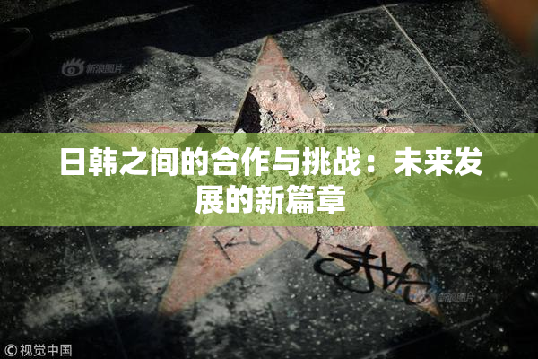 日韩之间的合作与挑战：未来发展的新篇章