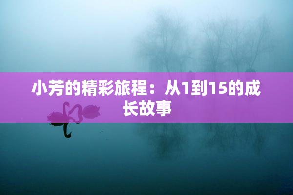 小芳的精彩旅程：从1到15的成长故事